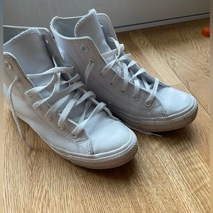 Converse- leather high tops